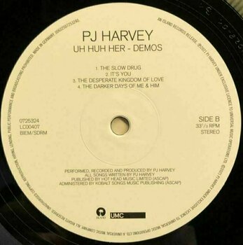 Vinyl Record PJ Harvey - Uh Huh Her - Demos (LP) - 2