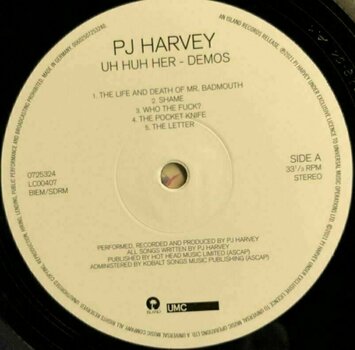 Vinylskiva PJ Harvey - Uh Huh Her - Demos (LP) - 3