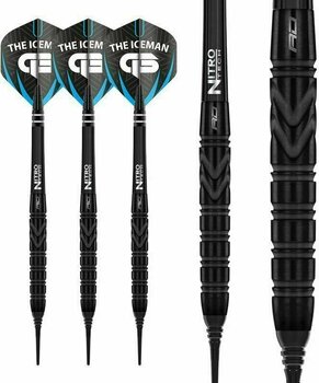 Săgeți Red Dragon Gerwyn Price Back to Black Tungsten 90% Softip 18 g Săgeți - 6