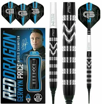 Šípky Red Dragon Gerwyn Price World Champion S.E. Tungsten 90% Softip 18 g Šípky - 3