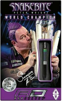 Săgeți Red Dragon Peter Wright World Champion Diamond Edition Tungsten 90% Steeltip 24 g Săgeți - 4