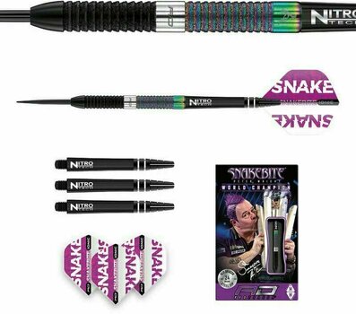 Săgeți Red Dragon Peter Wright World Champion Diamond Edition Tungsten 90% Steeltip 24 g Săgeți - 5