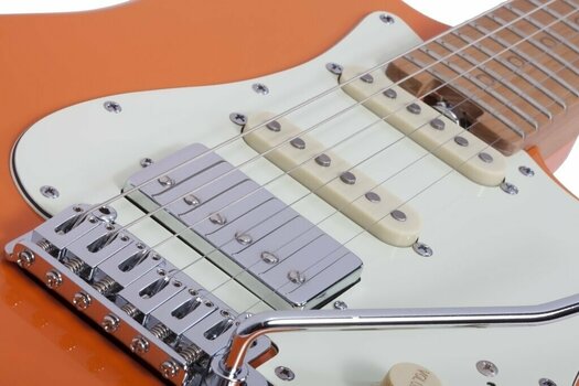 Elektrische gitaar Schecter Nick Johnston HSS Atomic Orange - 5