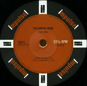 Vinyl Record Thelonious Monk - Palo Alto (LP) - 2