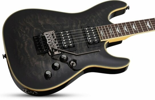 Elektrická kytara Schecter Omen Extreme 6 FR SeeThru Black - 2