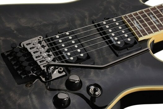 Elektrische gitaar Schecter Omen Extreme 6 FR SeeThru Black - 4
