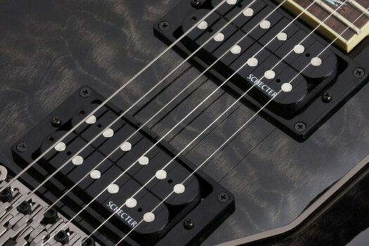 Elektrische gitaar Schecter Omen Extreme 6 FR SeeThru Black - 5