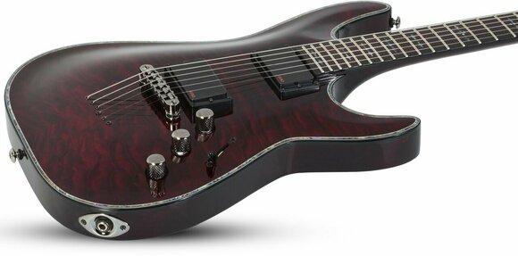 Guitare électrique Schecter C-1 Hellraiser Black Cherry - 3