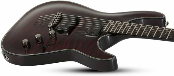 Guitare électrique Schecter C-1 Hellraiser Black Cherry - 5
