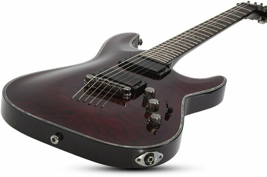 Guitare électrique Schecter C-1 Hellraiser Black Cherry - 7