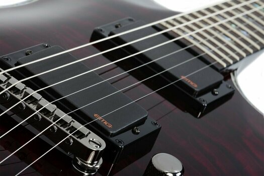 Guitare électrique Schecter C-1 Hellraiser Black Cherry - 8