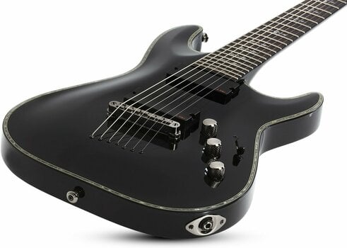 7-string Electric Guitar Schecter Hellraiser C-7 Black - 3