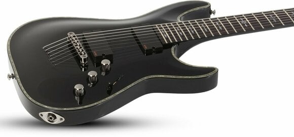 Elektromos gitár Schecter Hellraiser C-7 Fekete - 4
