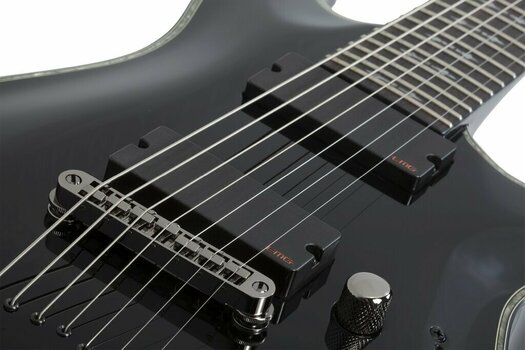 7-string Electric Guitar Schecter Hellraiser C-7 Black - 6
