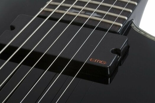 7-string Electric Guitar Schecter Hellraiser C-7 Black - 8