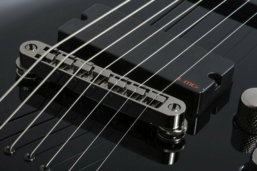 Guitarra elétrica de 7 cordas Schecter Hellraiser C-7 Preto - 9