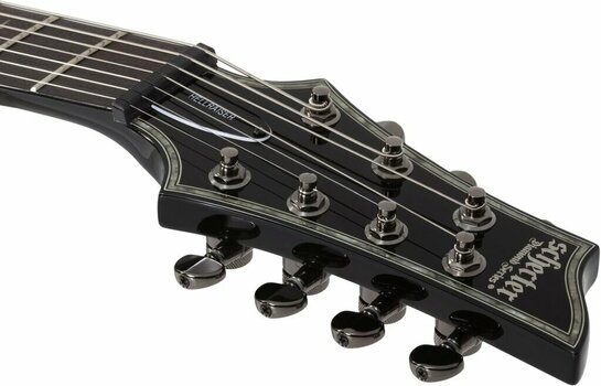 7-string Electric Guitar Schecter Hellraiser C-7 Black - 13