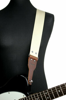 Textile guitar strap Richter Racoon Beige/Brown - 9