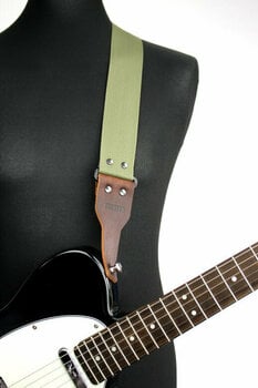 Textile guitar strap Richter Racoon Khaki/Brown - 9