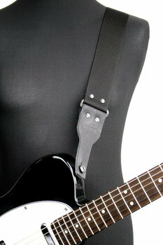 Textile guitar strap Richter Racoon Black/Black - 8