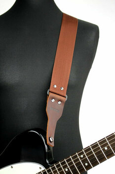 Textile guitar strap Richter Racoon Brown/Brown - 9