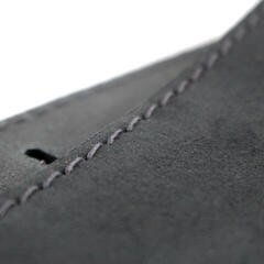 Gitarrengurt Richter RAW II Suede Black Waxy Suede Black Gitarrengurt - 7