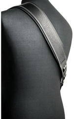 Gitarrengurt Richter Springbreak I Black Black With White Stitches Gitarrengurt - 7