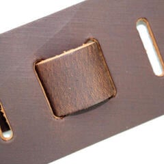 Gitarrengurt Richter Raw II Brown Brown Gitarrengurt - 4