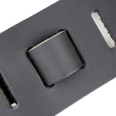 Gitarrengurt Richter Raw II Black Black Gitarrengurt - 4