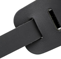 Gitarrengurt Richter Raw II Black Black Gitarrengurt - 5