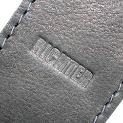 Gitarrengurt Richter RAW II Nappa Black Nappa Black Gitarrengurt - 2