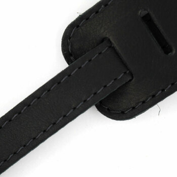 Leather guitar strap Richter RAW II Nappa Black Leather guitar strap Nappa Black - 6