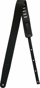 Leather guitar strap Richter RAW II Nappa Black Leather guitar strap Nappa Black - 8