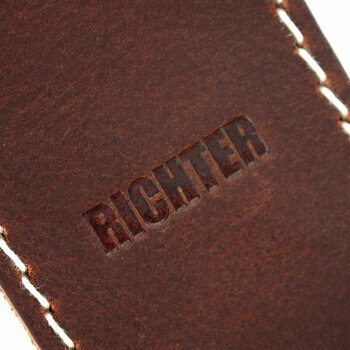 Bőr gitár heveder Richter Raw II Contour Torro Brown Bőr gitár heveder Brown - 3