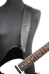 Gitarrengurt Richter Raw IV Nappa Black Black Gitarrengurt - 6