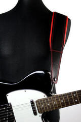 Gitarrengurt Richter Springbreak I Black/Red Black/Red Gitarrengurt - 5
