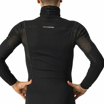 Cycling jersey Castelli Flanders Warm Neck Warmer Functional Underwear Black XS - 6
