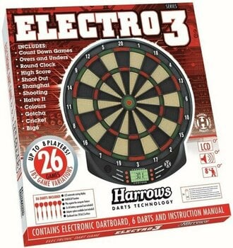 Dartbord Harrows Electro Series 3 Zwart 2 kg Dartbord - 2