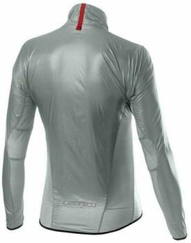 Cycling Jacket, Vest Castelli Aria Shell Jacket Silver Gray S Jacket - 2