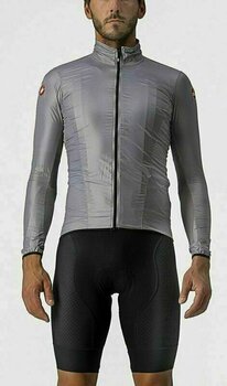 Cyklo-Bunda, vesta Castelli Aria Shell Jacket Silver Gray M Bunda - 3