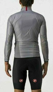 Biciklistička jakna, prsluk Castelli Aria Shell Jacket Silver Gray L Jakna - 4