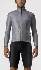 Fahrrad Jacke, Weste Castelli Aria Shell Jacke Silver Gray XL - 2