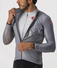 Fahrrad Jacke, Weste Castelli Aria Shell Jacke Silver Gray XL - 4