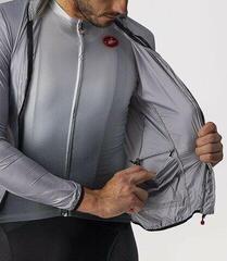 Fahrrad Jacke, Weste Castelli Aria Shell Jacke Silver Gray XL - 6