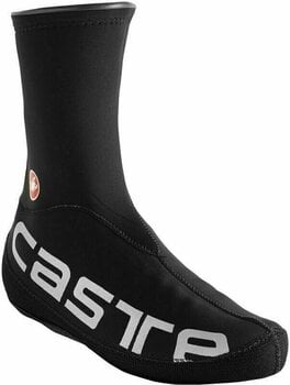Radfahren Überschuhe Castelli Diluvio UL Shoecover Black/Silver Reflex S/M Radfahren Überschuhe - 3