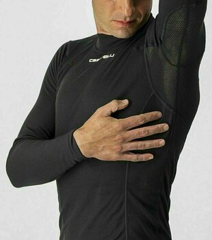 Cycling jersey Castelli Flanders Warm Long Sleeve Functional Underwear Black XS - 7