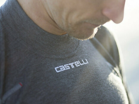 Cycling jersey Castelli Flanders Warm Long Sleeve Black XS - 9