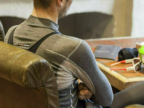 Maillot de cyclisme Castelli Flanders Warm Long Sleeve Sous-vêtements fonctionnels Black S - 11