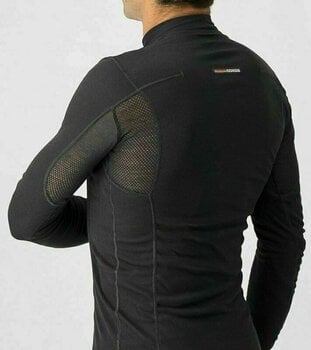 Odzież kolarska / koszulka Castelli Flanders Warm Long Sleeve Bielizna funkcjonalna Black M - 6