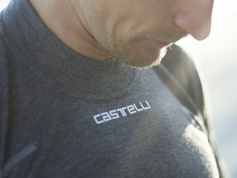 Cykeltröja Castelli Flanders Warm Long Sleeve Funktionella underkläder Black M - 9